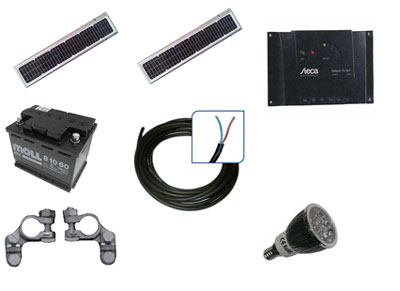 LED Leuchtreklame Solarset 40 Watt 12 Volt DC LED Leuchtreklame Solarset 40 Watt 12 Volt DC