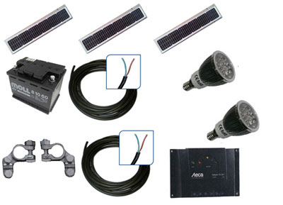 LED Leuchtreklame Solarset 60 Watt 12 Volt DC LED Leuchtreklame Solarset 60 Watt 12 Volt DC