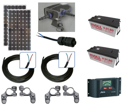 Solar Teichpumpenset 12 Stunden OASE Aquamax Eco Premium 6000 Solar Teichpumpenset 12 Stunden OASE Aquamax Eco Premium 6000