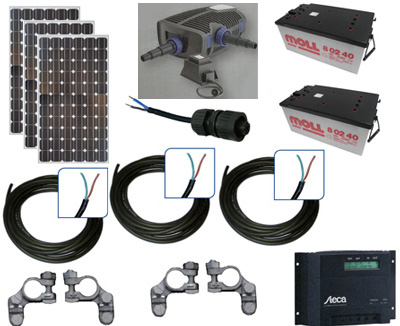 Solar Teichpumpenset 8 Stunden OASE Aquamax Eco Premium 12000 Solar Teichpumpenset 8 Stunden OASE Aquamax Eco Premium 12000