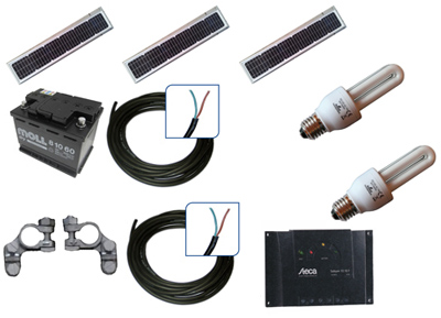 Leuchtreklame Solarset 60 Watt 12 Volt DC Leuchtreklame Solarset 60 Watt 12 Volt DC