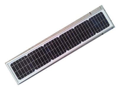 Solarmodul 12 Volt 20 Watt extra schmal für Leuchtreklame - WWW.SOLARMODUL -PHOTOVOLTAIK.COM